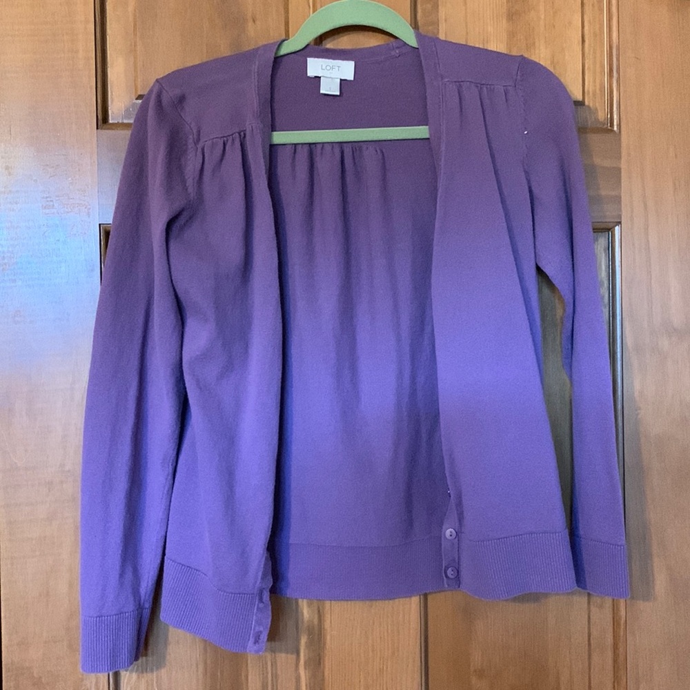 Purple Cardigan